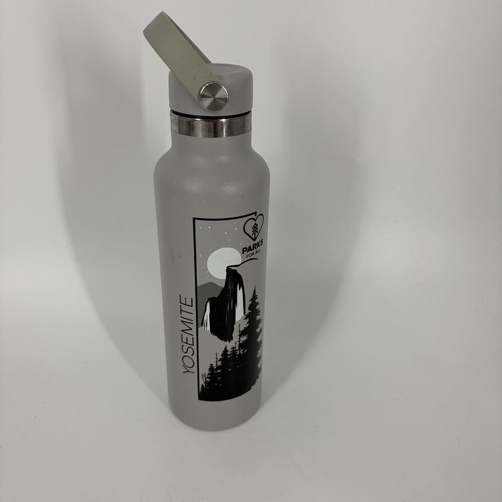 Hydro Flask Water Bottle Yosemite National Parks For All 21 oz Gray Insulated